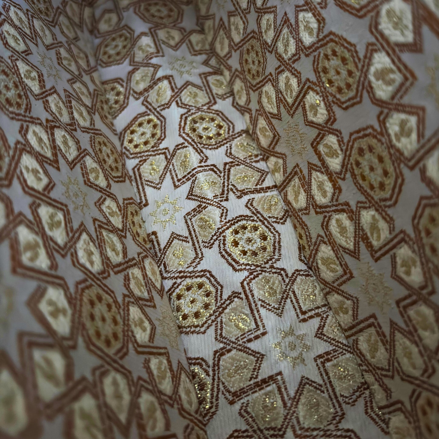 A Estrela Celestial – Bolsa Damasquina de Nogueira com Madrepérola