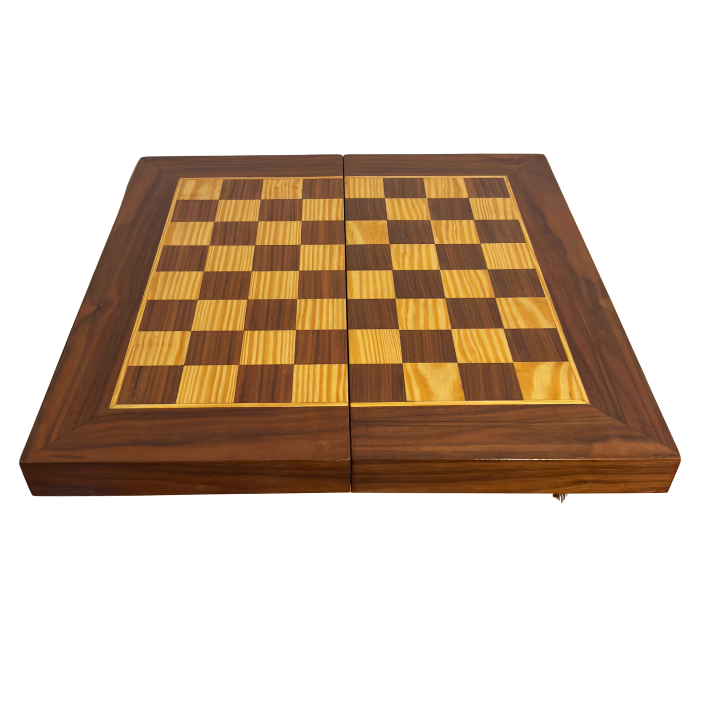 Mesa Damasquina de Xadrez e Backgammon Feita à Mão por Gaby Al Dayeh – Design Clássico com Madrepérola