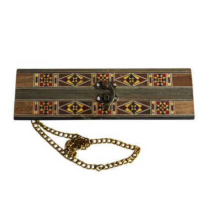 Damaszener Mosaik-Handtasche mit Perlmutt – Handgefertigte Orientalische Eleganz