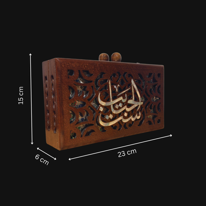 Mother – Handgefertigte Luxus-Clutch aus Damaskus mit Perlmutt